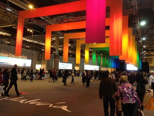 Vista general del Pabellón de Andalucía en FITUR